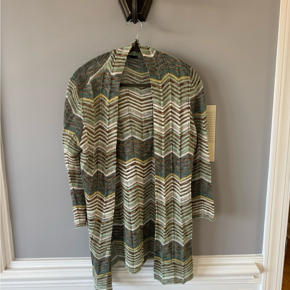NIC+ZOE Striped Knit Cardigan